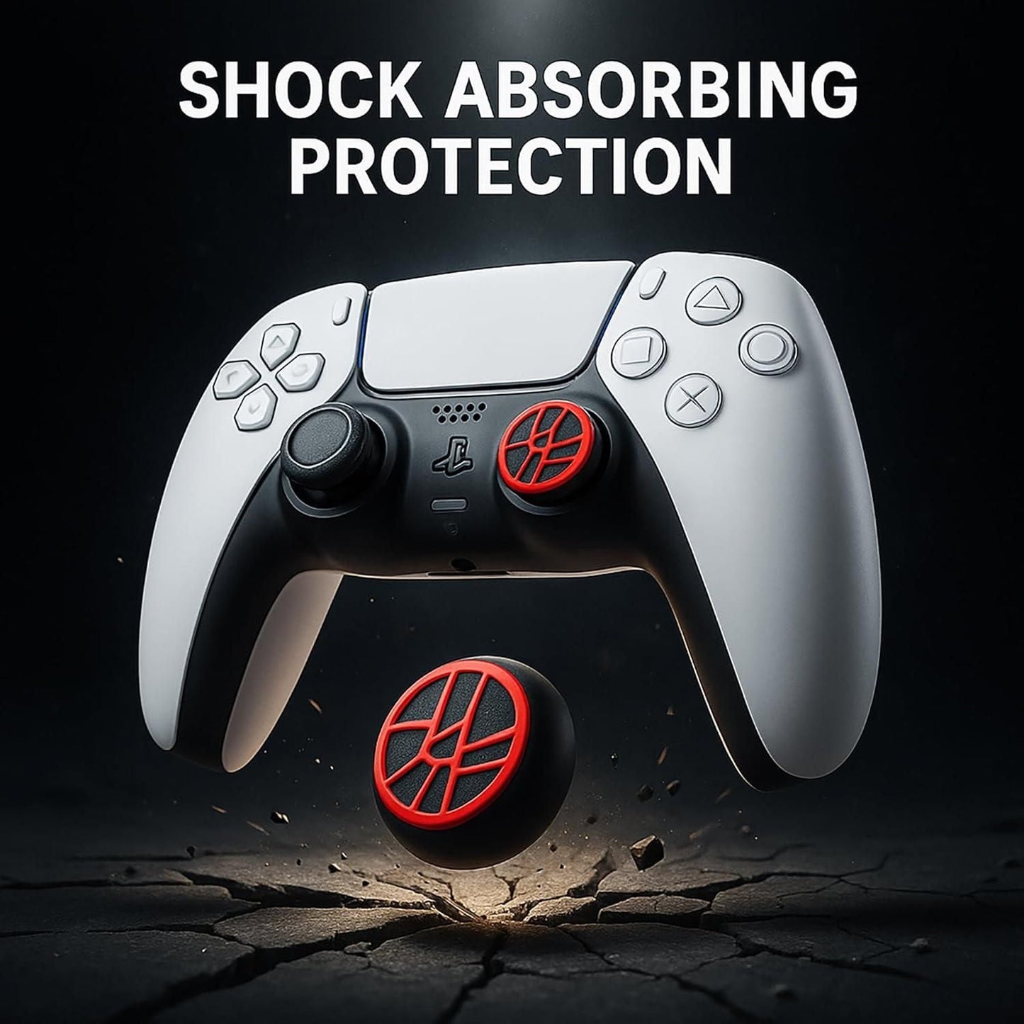 2 Pcs Thumb Stick Grips Joystick Cap